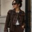Chaqueta Trench Cuadros Cuerpo