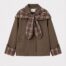 Chaqueta Trench Cuadros Percha Frontal
