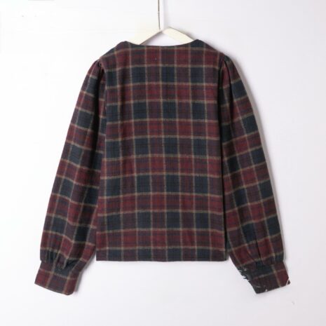 Blusa Cuadros Tartán Espalda