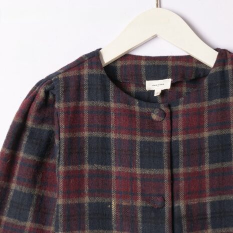Blusa Cuadros Tartán cerca