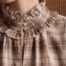 Blusa Vintage Cuello